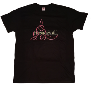 Schwarzes T-Shirt mit Mearbhall Logo